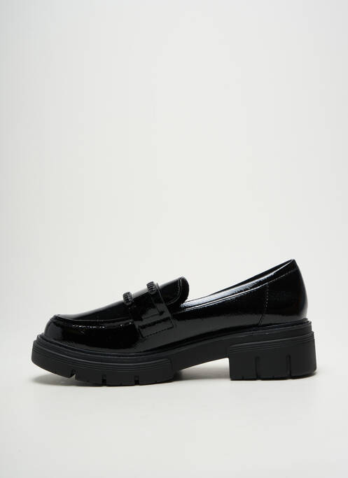 Mocassins effet froissé talon de 4 à 6cm noir MARCO TOZZI femme