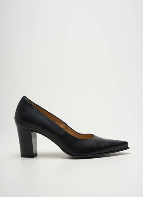 Escarpins tissage satiné talon de 7 à 9cm noir VIDI STUDIO femme