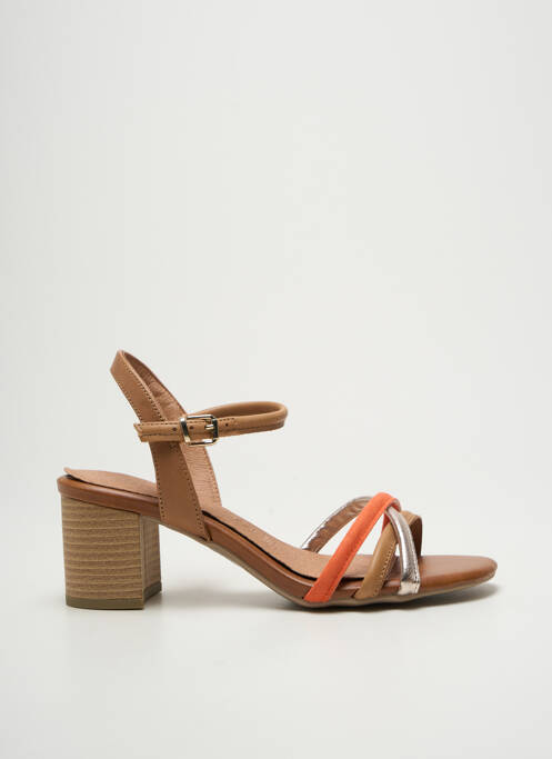 Sandales/nu pieds talon bottier talon de 4 à 6cm marron MARCO TOZZI femme