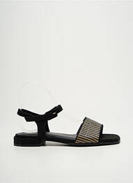 Sandales/nu pieds chiquet talon plat jusqu'à 3cm noir MARCO TOZZI femme