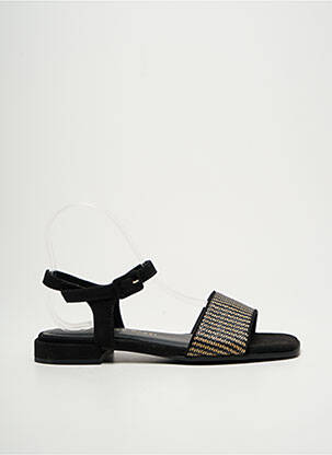 Sandales/nu pieds chiquet talon plat jusqu'à 3cm noir MARCO TOZZI femme