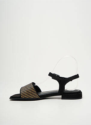 Sandales/nu pieds chiquet talon plat jusqu'à 3cm noir MARCO TOZZI femme