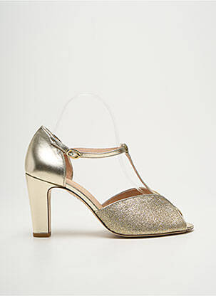 Escarpins fermeture boucle(s) talon de 7 à 9cm or SOFIA COSTA femme
