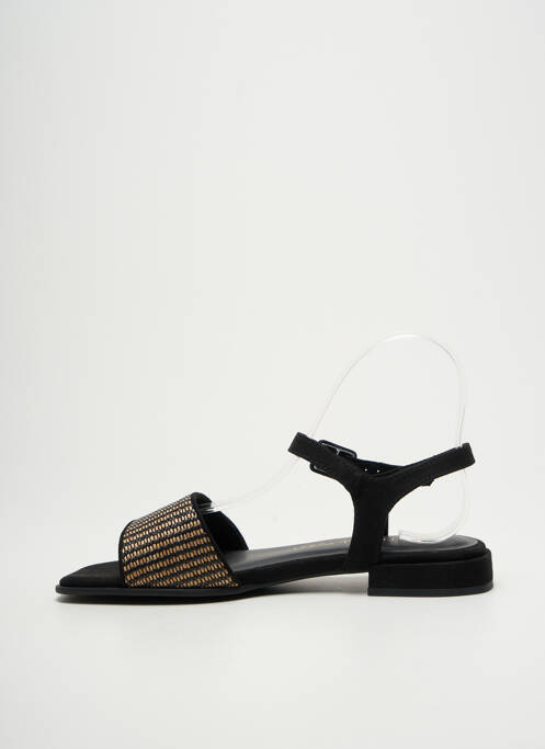Sandales/nu pieds chiquet talon plat jusqu'à 3cm noir MARCO TOZZI femme