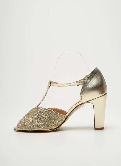 Escarpins fermeture boucle(s) talon de 7 à 9cm or SOFIA COSTA femme