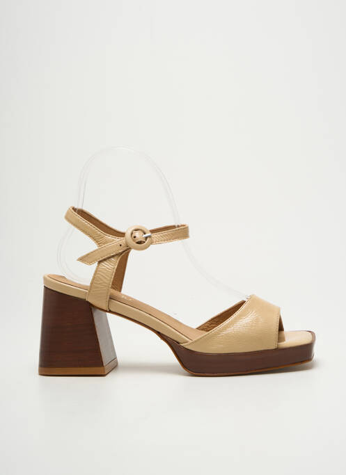 Sandales/nu pieds talon bottier talon de 7 à 9cm beige MAROLI femme