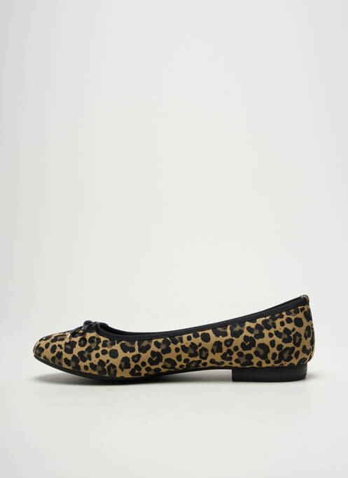 Ballerines chiquet talon plat jusqu'à 3cm noir MARCO TOZZI femme