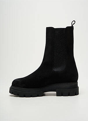 Bottines/boots nubuck talon de 4 à 6cm noir MINKA DESIGN femme