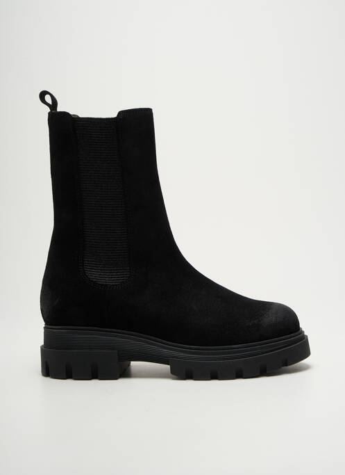 Bottines/boots nubuck talon de 4 à 6cm noir MINKA DESIGN femme