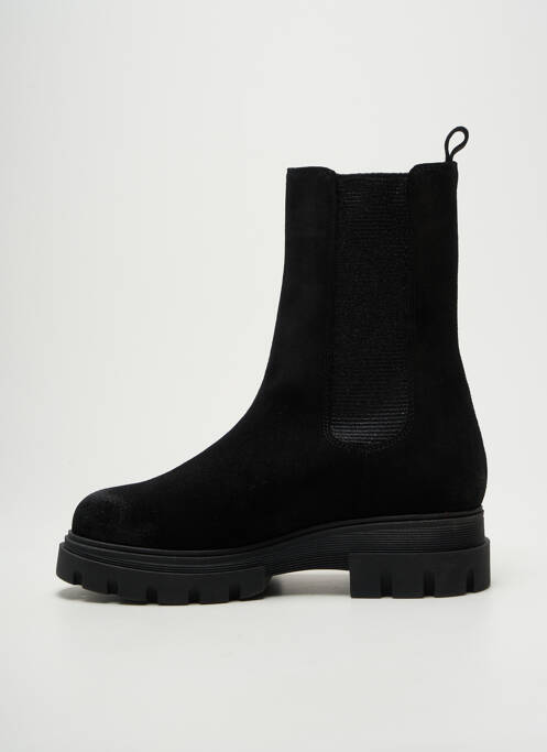 Bottines/boots nubuck talon de 4 à 6cm noir MINKA DESIGN femme