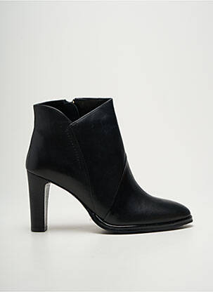 Bottines/boots matière lisse talon de 7 à 9cm noir MYMA femme