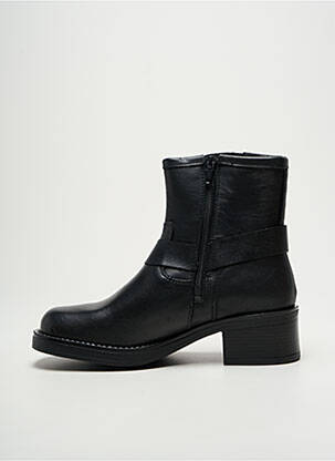 Bottines/boots matière lisse talon de 4 à 6cm noir GOODSTEP femme