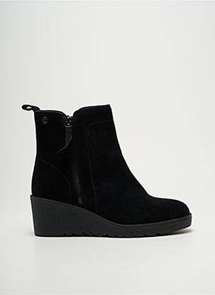 Bottines/boots nubuck talon de 4 à 6cm noir CARMELA femme