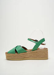 Espadrilles vert LUNE & L'AUTRE femme seconde vue