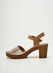 Sandales/Nu pieds or MYMA pour femme seconde vue