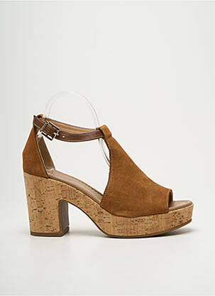 Sandales/Nu pieds marron NERO GIARDINI pour femme