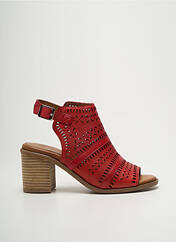 Sandales/Nu pieds rouge CARMELA pour femme seconde vue