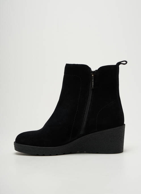Bottines/boots nubuck talon de 4 à 6cm noir CARMELA femme