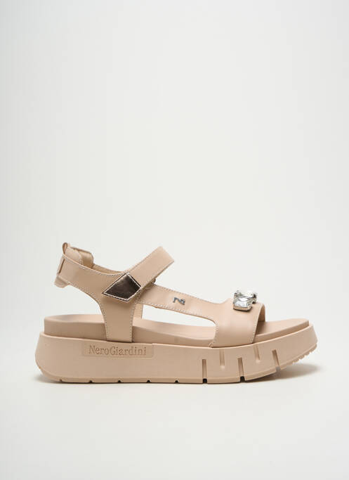 Sandales/Nu pieds beige NERO GIARDINI pour femme