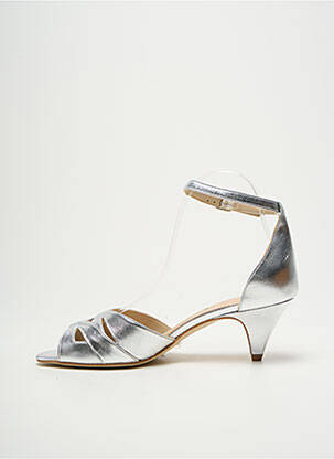 Sandales/nu pieds talon aiguille talon de 4 à 6cm argent OTESS femme