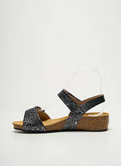 Sandales/Nu pieds noir PLAKTON pour femme seconde vue