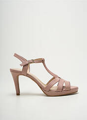 Sandales/Nu pieds rose BRENDA ZARO pour femme seconde vue