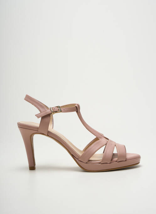 Sandales/Nu pieds rose BRENDA ZARO pour femme