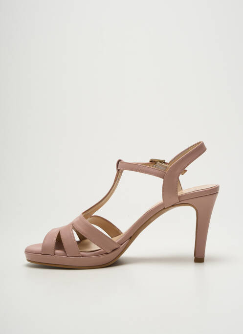 Sandales/Nu pieds rose BRENDA ZARO femme