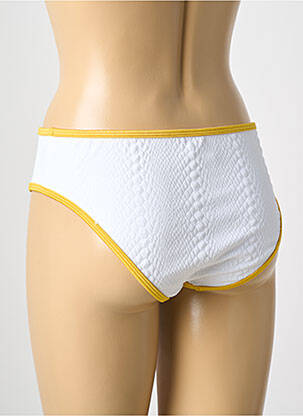 Bas de maillot de bain stretch culotte blanc BARTS femme