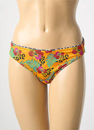 Bas de maillot de bain imprimé tie and dye culotte orange GRAIN DE SABLE femme