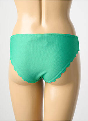 Bas de maillot de bain stretch culotte vert ONLY femme
