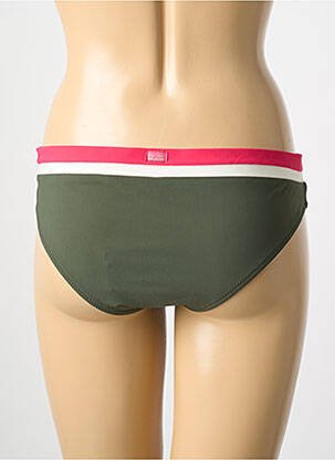 Bas de maillot de bain stretch culotte vert BANANA MOON femme