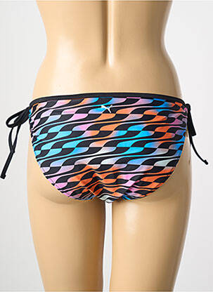Bas de maillot de bain imprimé fantaisie bikini noir PUMA femme