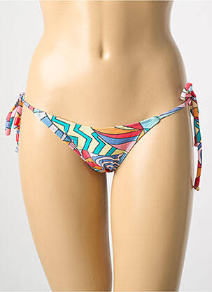 Bas de maillot de bain imprimé tie and dye bikini vert BARTS femme