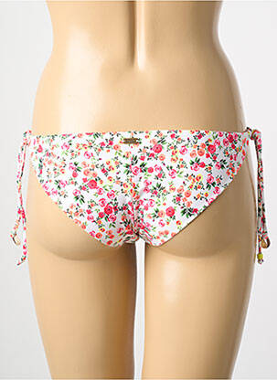 Bas de maillot de bain imprimé fleurs bikini rose BANANA MOON femme