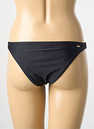 Bas de maillot de bain effet matière satinée bikini noir BARTS femme