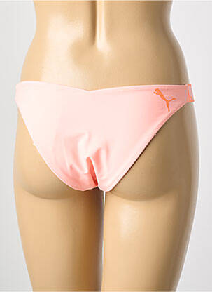 Bas de maillot de bain effet matière satinée bikini orange PUMA femme