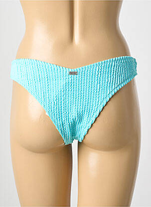Bas de maillot de bain effet matière satinée culotte bleu BANANA MOON femme