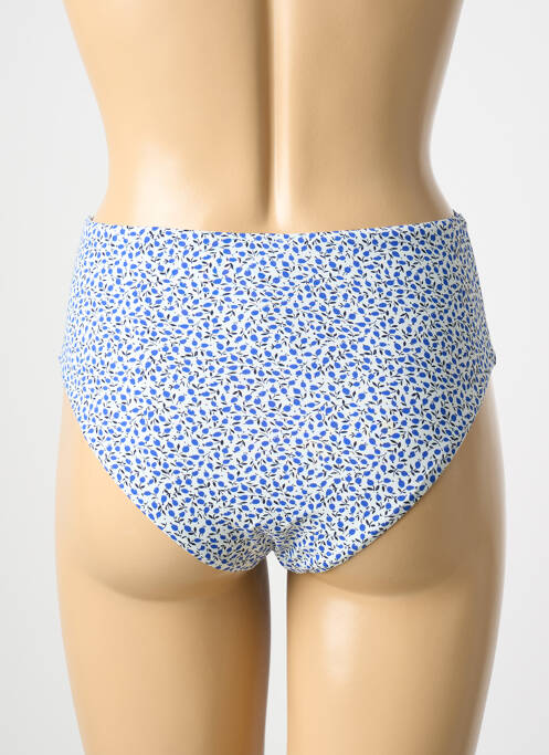Bas de maillot de bain imprimé fleurs culotte bleu ONLY femme