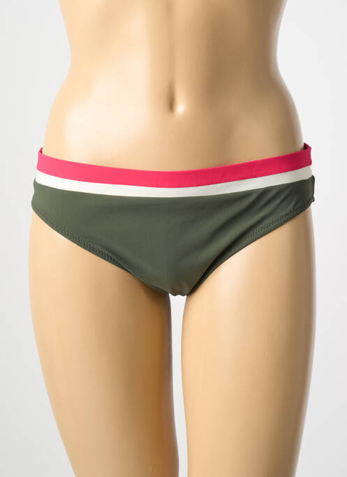 Bas de maillot de bain stretch culotte vert BANANA MOON femme