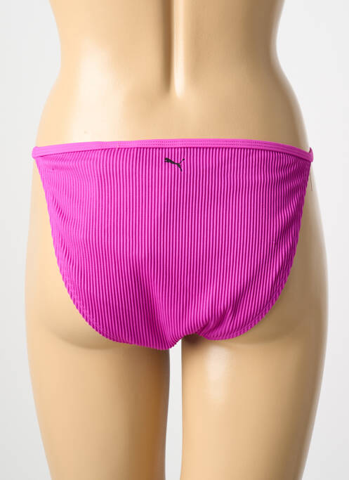 Bas de maillot de bain stretch bikini rose PUMA femme