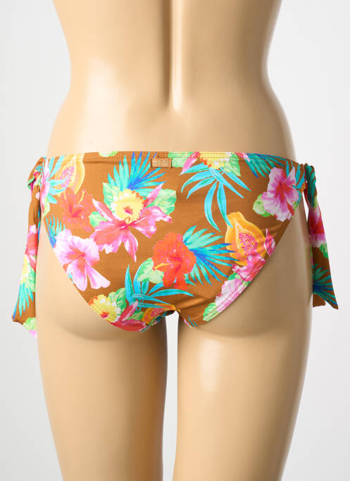 Bas de maillot de bain imprimé tie and dye bikini jaune BANANA MOON femme