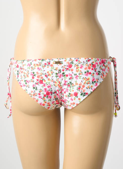 Bas de maillot de bain imprimé fleurs bikini rose BANANA MOON femme