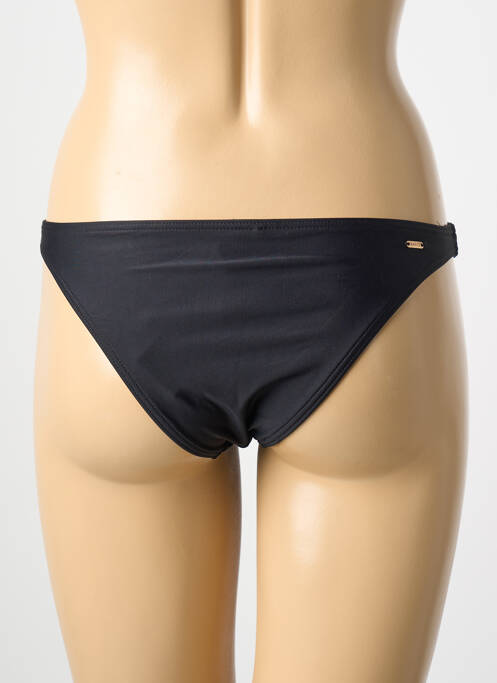 Bas de maillot de bain effet matière satinée bikini noir BARTS femme