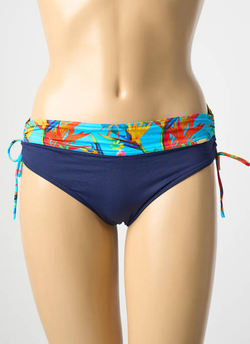 Bas de maillot de bain bleu GRAIN DE SABLE pour femme