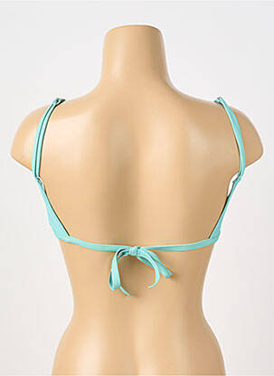 Haut de maillot de bain stretch haut soutien-gorge moulé bleu BARTS femme