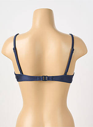 Haut de maillot de bain stretch haut soutien-gorge push-up bleu BARTS femme