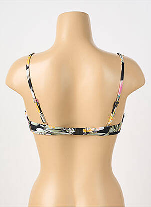 Haut de maillot de bain stretch haut soutien-gorge avec mousse de rembourrage amovible noir BANANA MOON femme