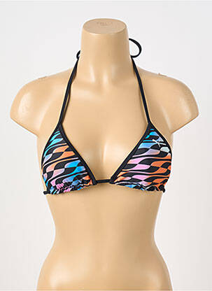 Haut de maillot de bain fermeture liens à nouer haut soutien-gorge avec mousse de rembourrage amovible noir PUMA femme