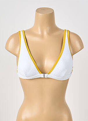 Haut de maillot de bain stretch haut soutien-gorge avec mousse de rembourrage amovible blanc BARTS femme
